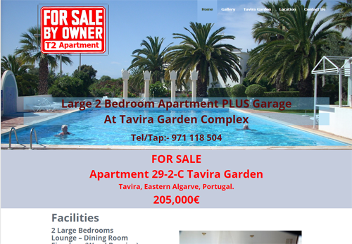 apartment for sale example with link