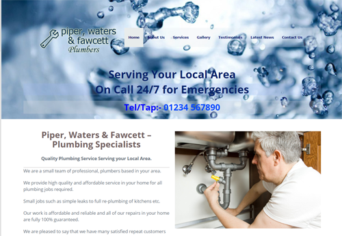 plumber example plus link
